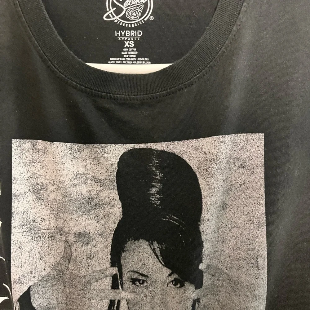 Black Selena Graphic T-Shirt - Picture 2 of 4